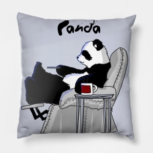 The lonely Panda Pillow