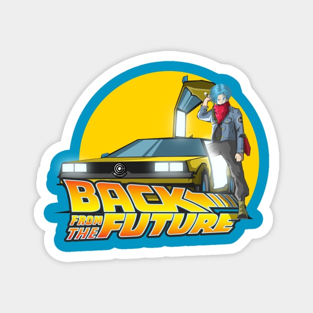 Back From The Future Magnet by bosslogic