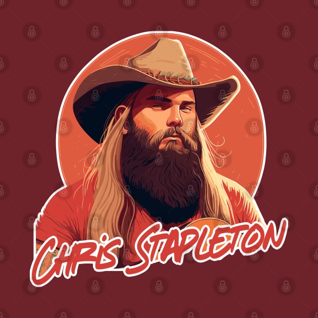 Chris Stapleton // Retro Style Fan Artwork by DankFutura