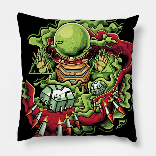 mysterio Pillow by evolvingright