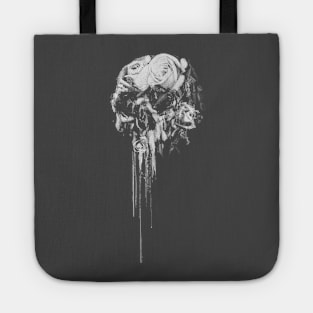 Skull rose Tote