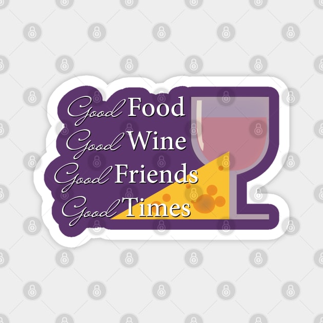 Food & Wine Fest Magnet by WereAllMadBoutique