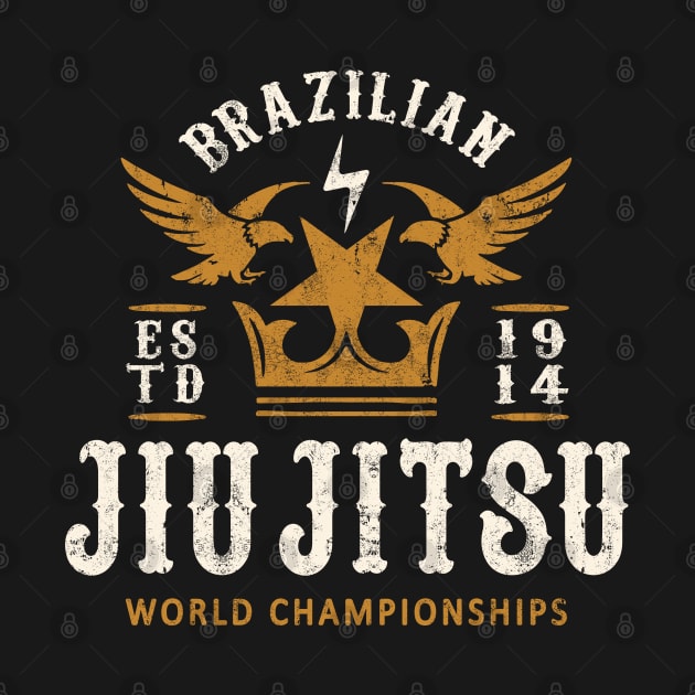 JIU JITSU - BRAZILIAN JIU JITSU WORLD CHAMPIONSHIPS by Tshirt Samurai