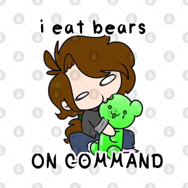 i eat bears ON COMMAND by Nezzie's Monster Market