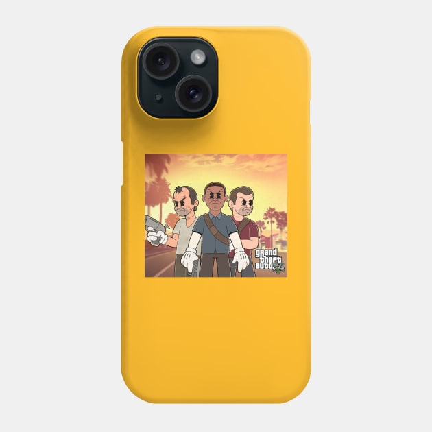 GTA v Phone Case by Style cuphead 