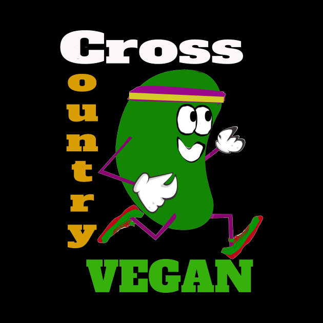 Cross Country Vegan Runner by PoetandChef