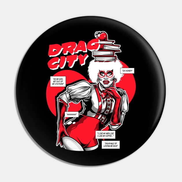 Drag City - Trixie Mattel Pin by GillesBone