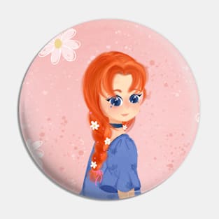 Jilooo, a girl in daisy garden Pin