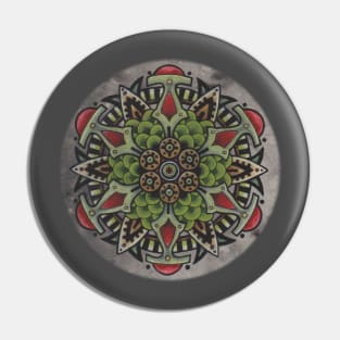 Photosynthesis Mandala T-shirt Pin