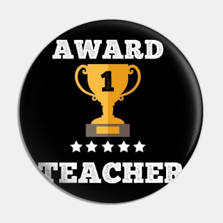 Award Teacher gift idea love best teacher Pin