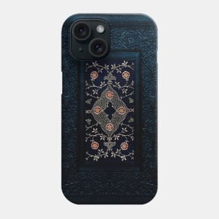 Classic Midnight Blue Leather Look Phone Case