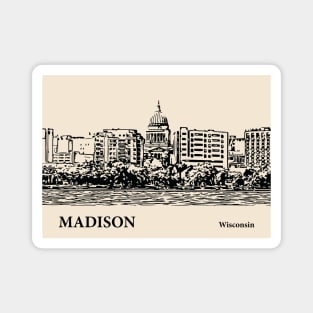 Madison - Wisconsin Magnet