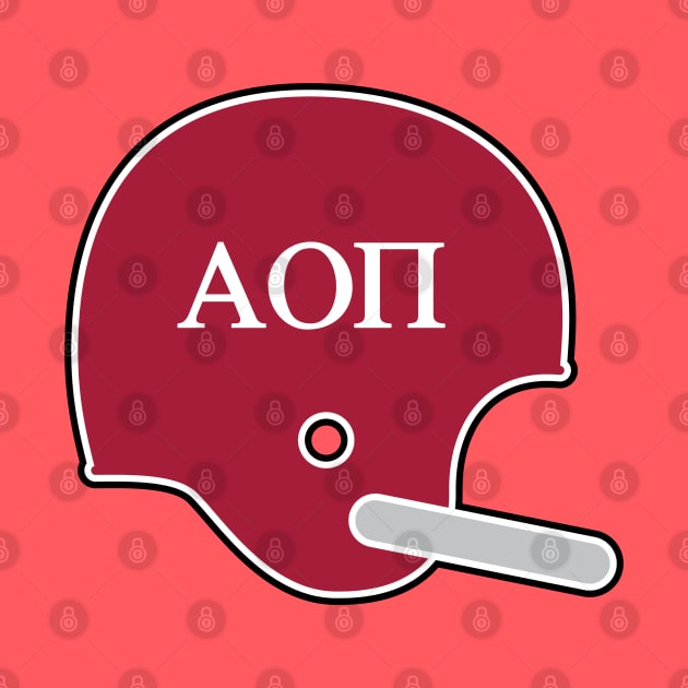 Alabama Alpha Omicron Pi Retro Helmet by Rad Love