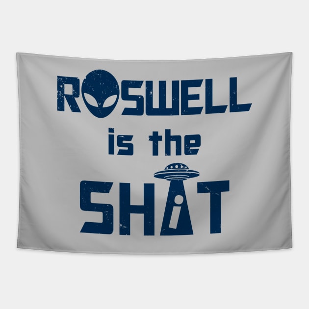 Funny Retro Vintage Alien UFO Roswell Conspiracy Theory I Love Aliens Slogan Tapestry by Originals By Boggs