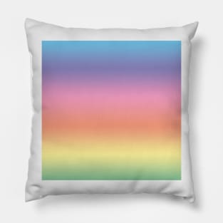 Rainbow gradient Pillow