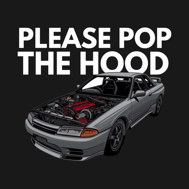 Pop the hood ( Skyline GTR R32 ) by MOTOSHIFT