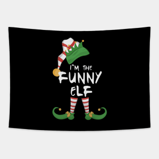 I'm The Funny Elf Tapestry