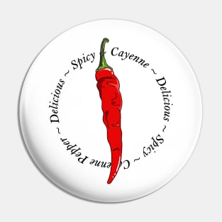 Cayenne Chili Pepper Pin