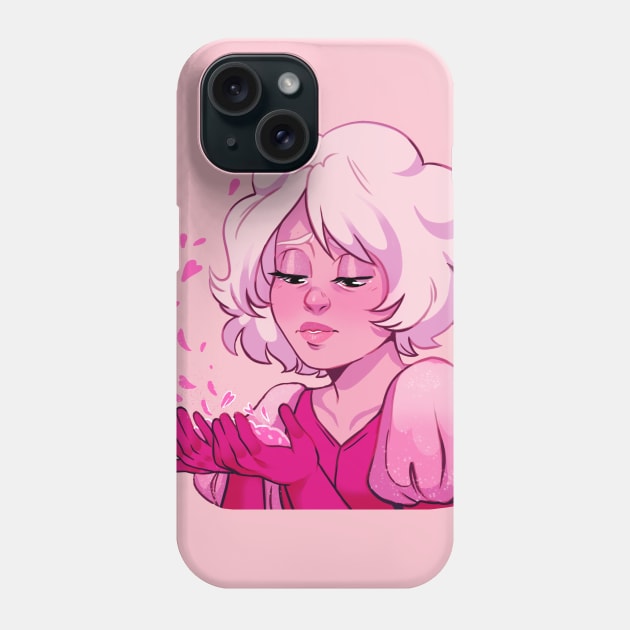 Pink Diamond Phone Case by Feorie