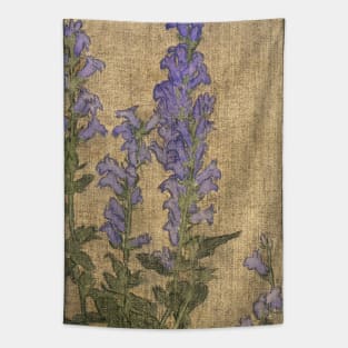 Delphinium by Hannah Borger Overbeck Tapestry