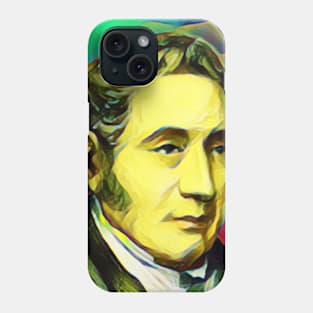 George Stephenson Colourful Portrait | George Stephenson Artwork 7 Phone Case