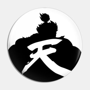 Akuma Back Design Pin