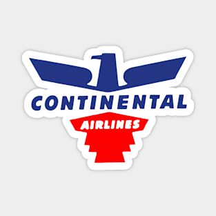 Continental Airlines Retro Magnet