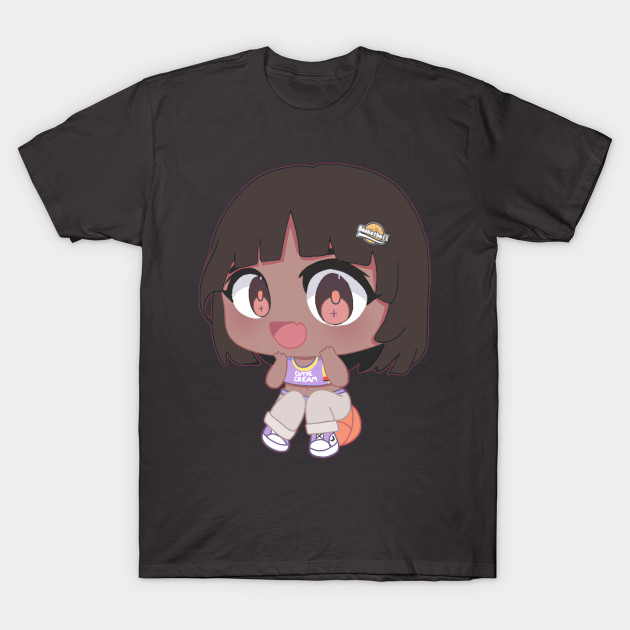 Discover Aaliyah Basketball Uniform (Chibi) - Cute Anime Girl - T-Shirt