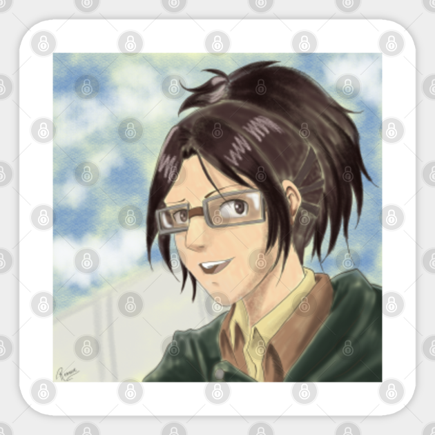 Hanji Zoe Manga Art Sticker Teepublic Holy frack hanji zoe is hot. hanji zoe