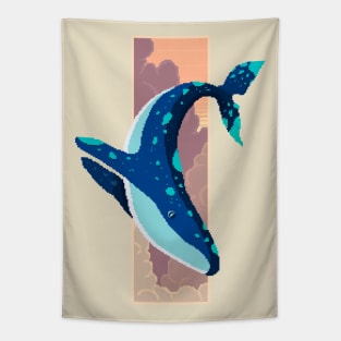 Sky Whale Tapestry