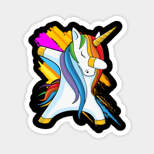 Unicorn Dabing Magnet