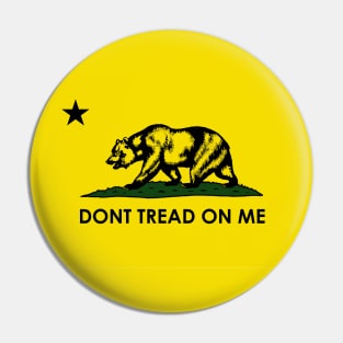 California Republic Gadsen Flag Pin