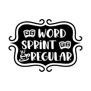 Word Sprint Regular - Retro Writing Typography T-Shirt