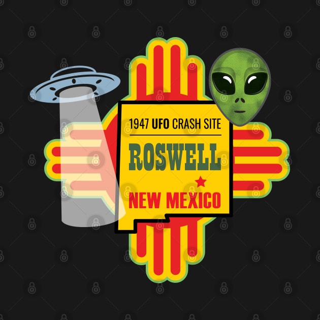 Roswell NM: New Mexico UFO Alien Crash Site 1947 Zia by spacedust