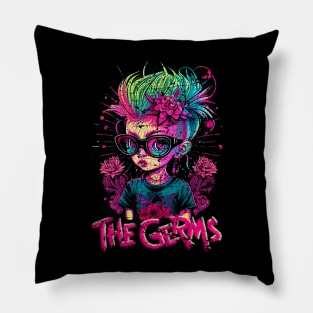 Punk Girl - The Germs Vintage Pillow