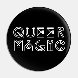 Queer Magic [White text] Pin