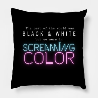 Scream In Color Pillow