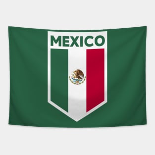 Mexico Flag Emblem Tapestry