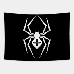 White Spider with Cross Tapestry