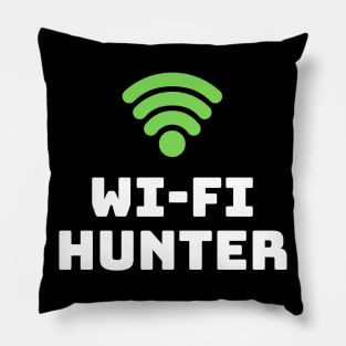 WI-FI hunter computer science funny Pillow