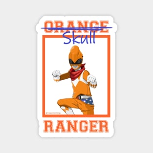 Skull Orange Ranger Magnet