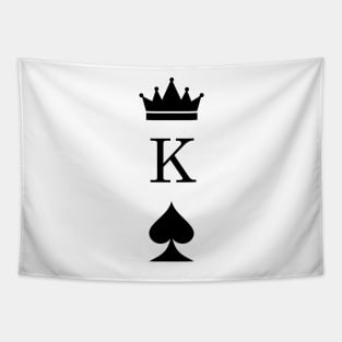 King and Queen shirts for couples set K - Q Letters Tapestry