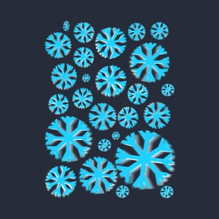 Snowflakes pattern T-Shirt