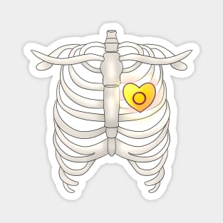 Bonecage With Intersex Heart Magnet