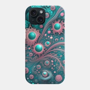 Other Worldly Designs- nebulas, stars, galaxies, planets with feathers Phone Case