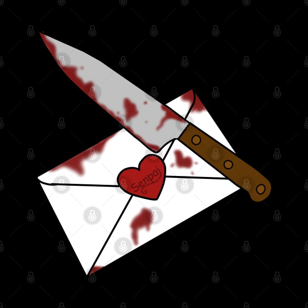 yandere love letter by LillyTheChibi