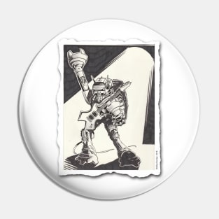 Heavy Metal Walker Pin