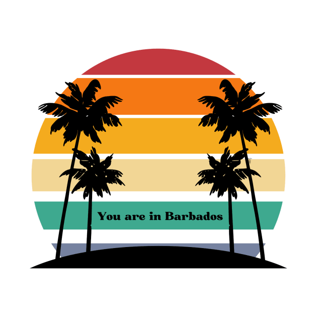 "You are in Barbados" a Neville Goddard inspired sticker by LivingWellness