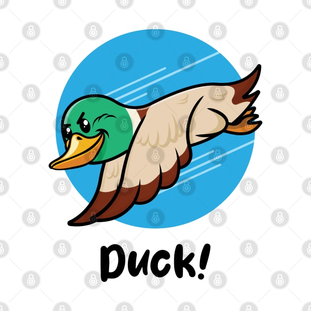 Duck! (on light colors) by Messy Nessie