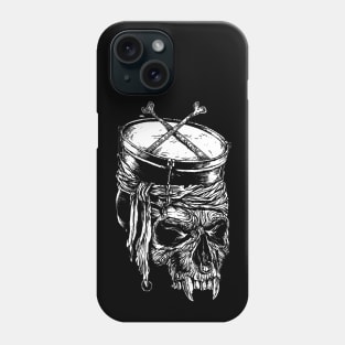 Drum Snare Skull-Metal-Rock-Music Phone Case